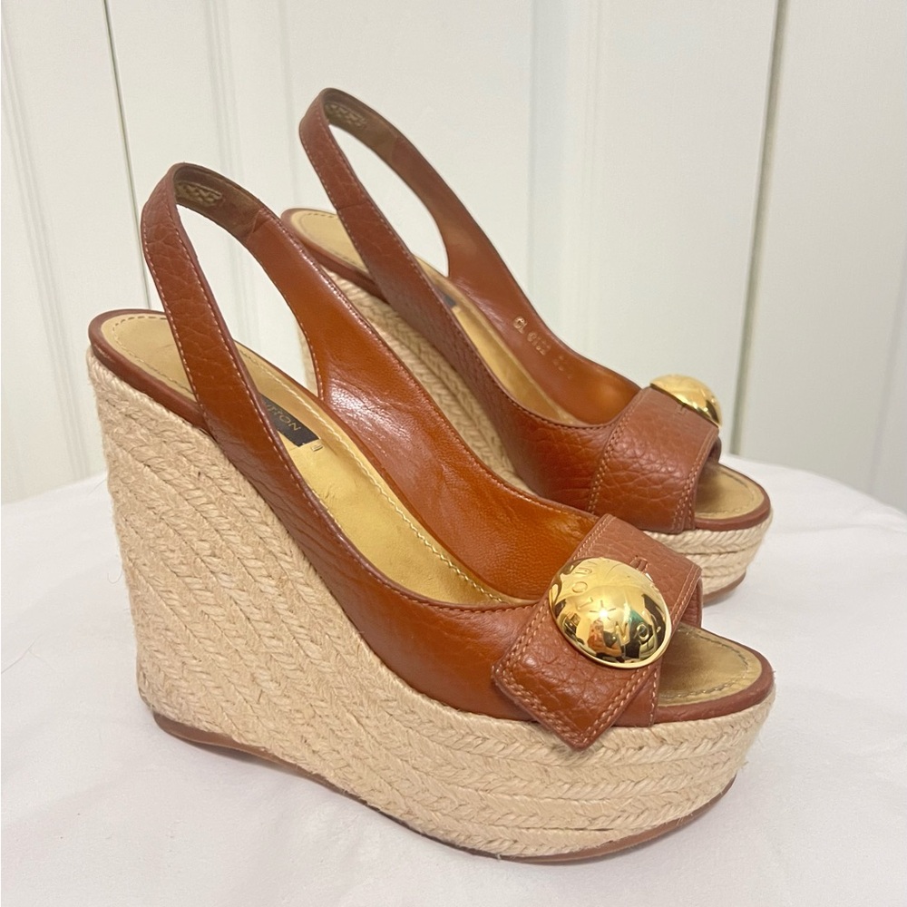 Louis Vuitton wedge shoes